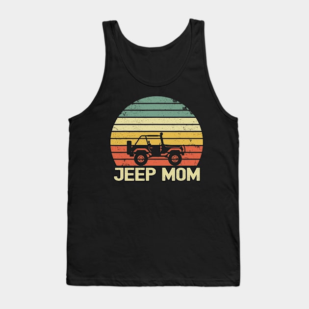 Jeep Mom Vintage Jeep Tank Top by Oska Like